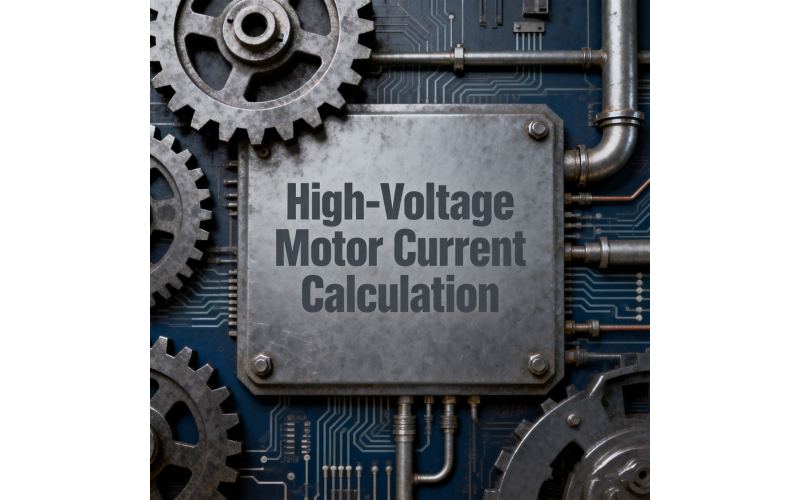 High-Voltage Motor Current Calculation